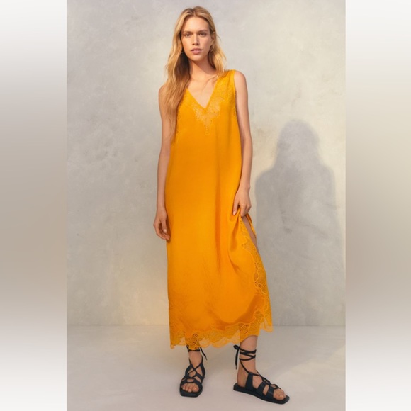 H&M Dresses Lacedetail Maxi Dress Poshmark